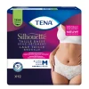 Tena Silhouette taille basse M Plus Blanc