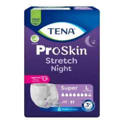 Tena Stretch Proskin Nigh Taille L sac de 10 unités