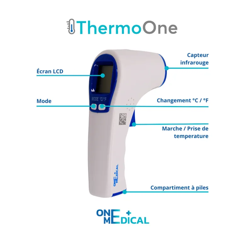 Thermomètre frontal Thermo One V2 Frafito