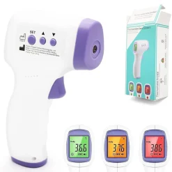 Thermomètre sans contact frontal color