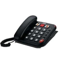 Téléphone Filaire à Grosses Touches Analogiques